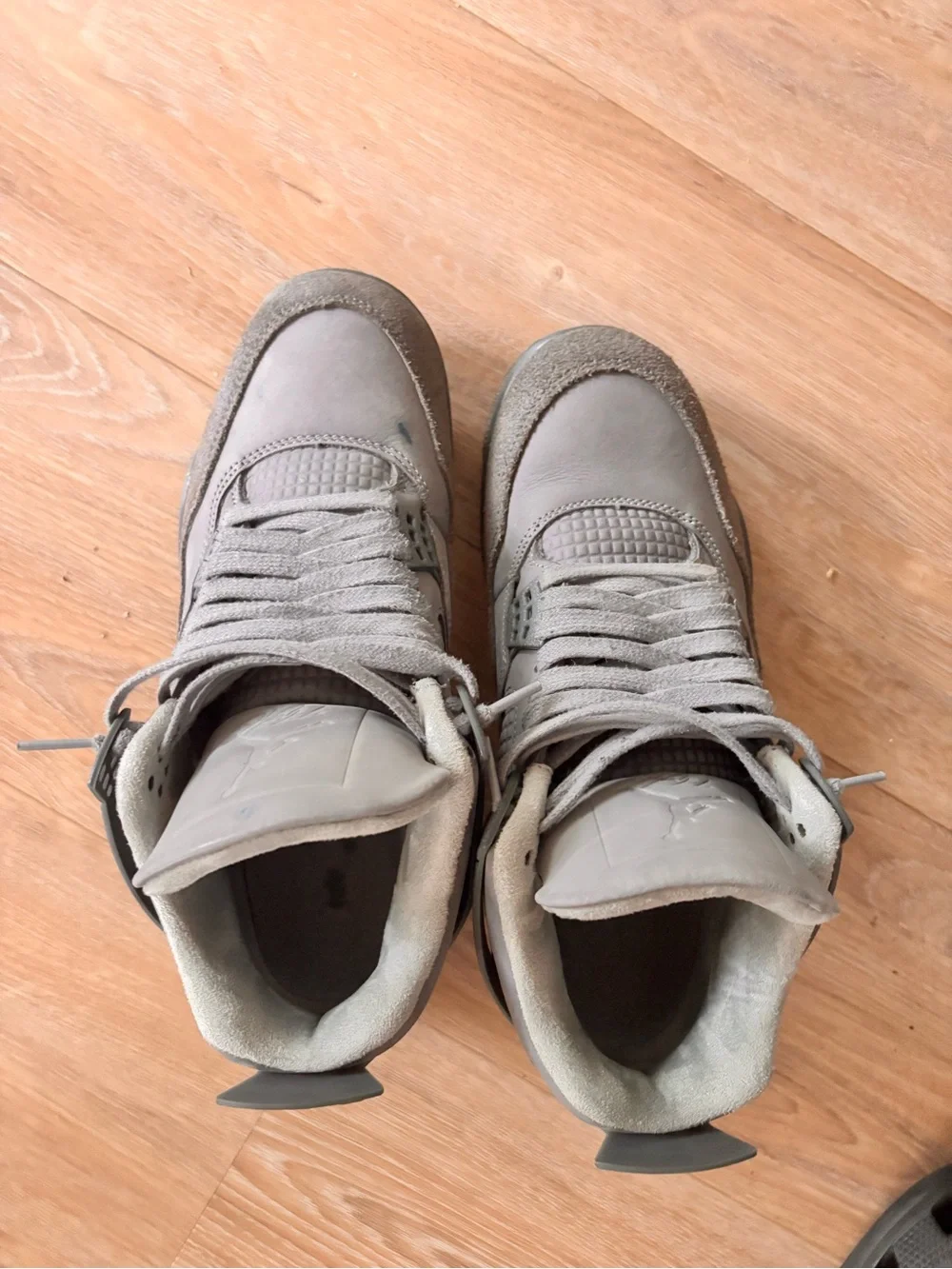 Jordan Men's Light Gray Suede Sneaker